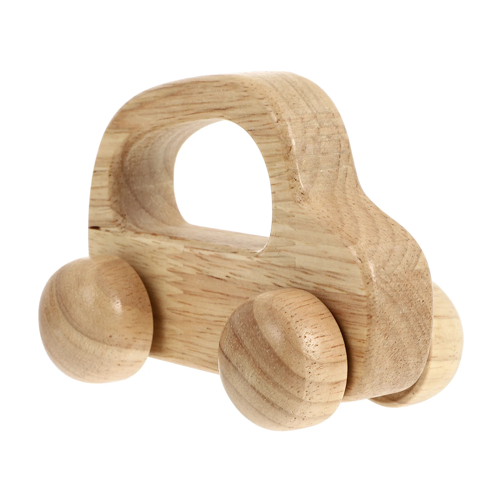 Auto in legno Veicolo a spinta per bambini Gomma premium Legno Durevole inerzia Abilità di presa per dentizione infantile Macchine in legno