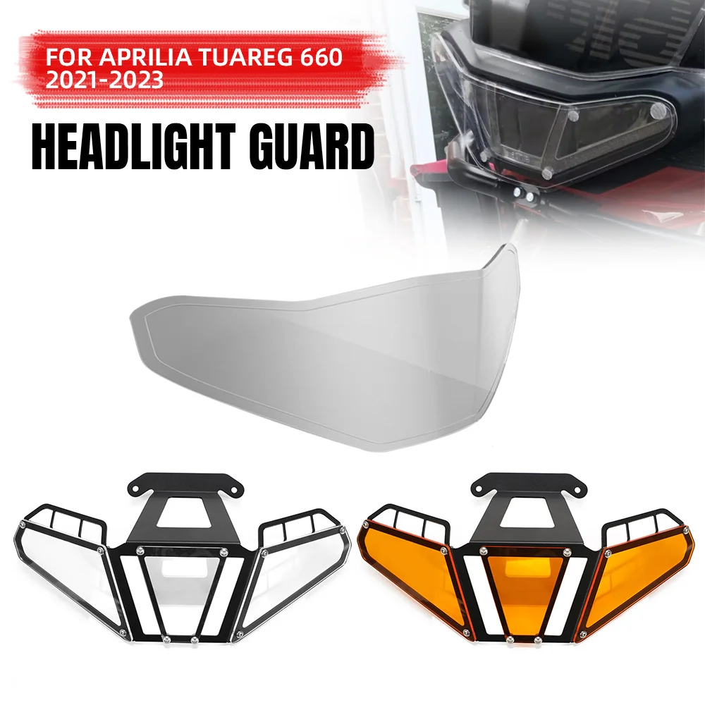NEW Motorcycle Headlight Grilles Guard Protector For Aprilia Tuareg 660 2022-2026-2027 Headlamp Front Light Cover Protection