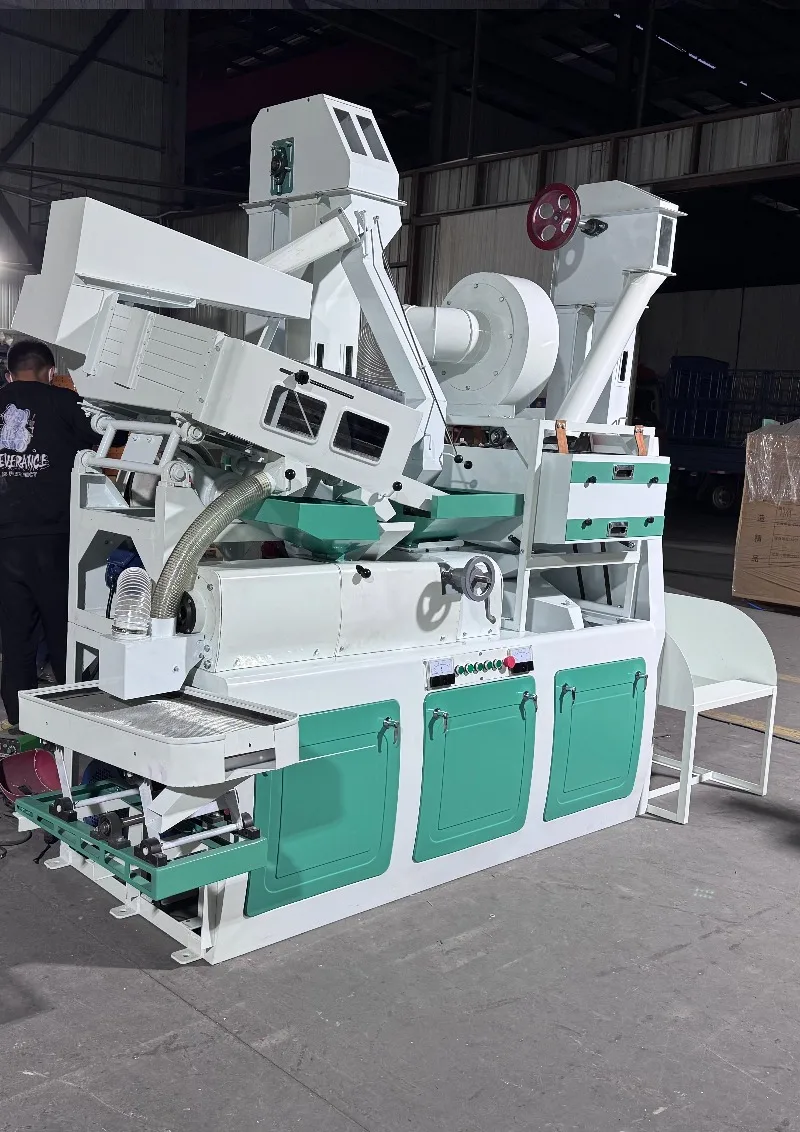 Commercial Paddy Husker with Rice Polishing and Whitening for Farm Use Industrial Grade Equipment