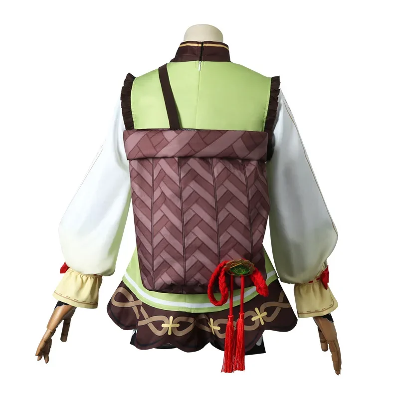 Jeu Impact Yaoyao Cosplay Costume pour enfants, perruque, sac à dos, ensemble complet, Loli Girl, olympiques de fête