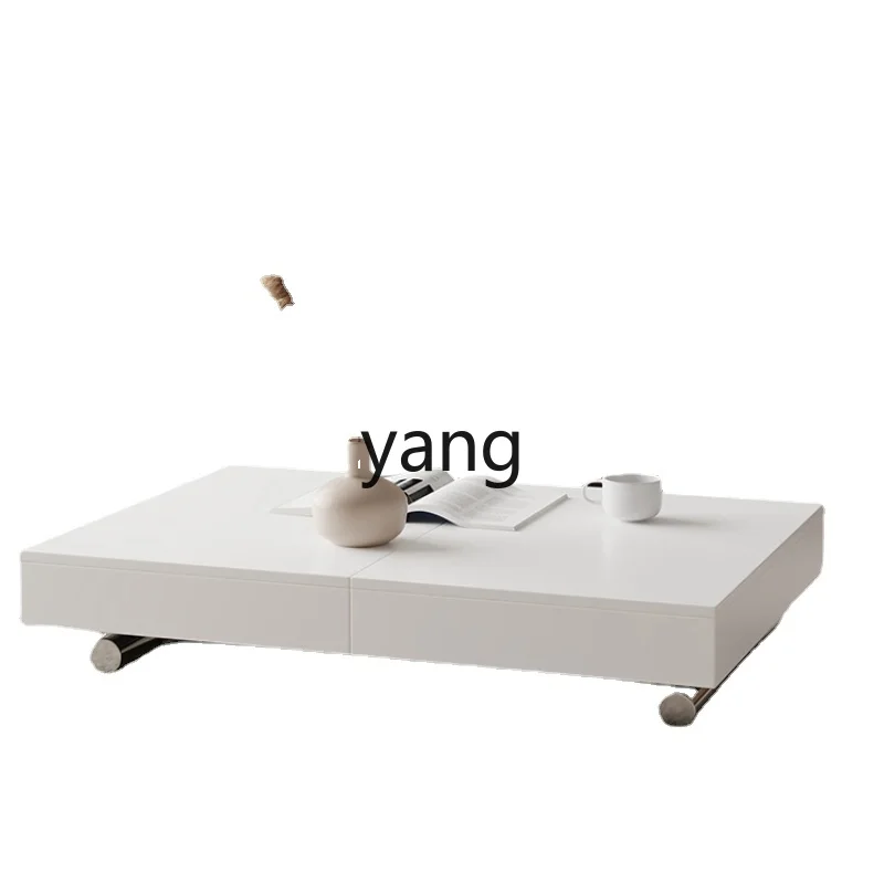 

CX Lifting and Foldable Retractable Coffee Table Changing Dining Table Double-Use Multi-Functional Movable Small Apartment