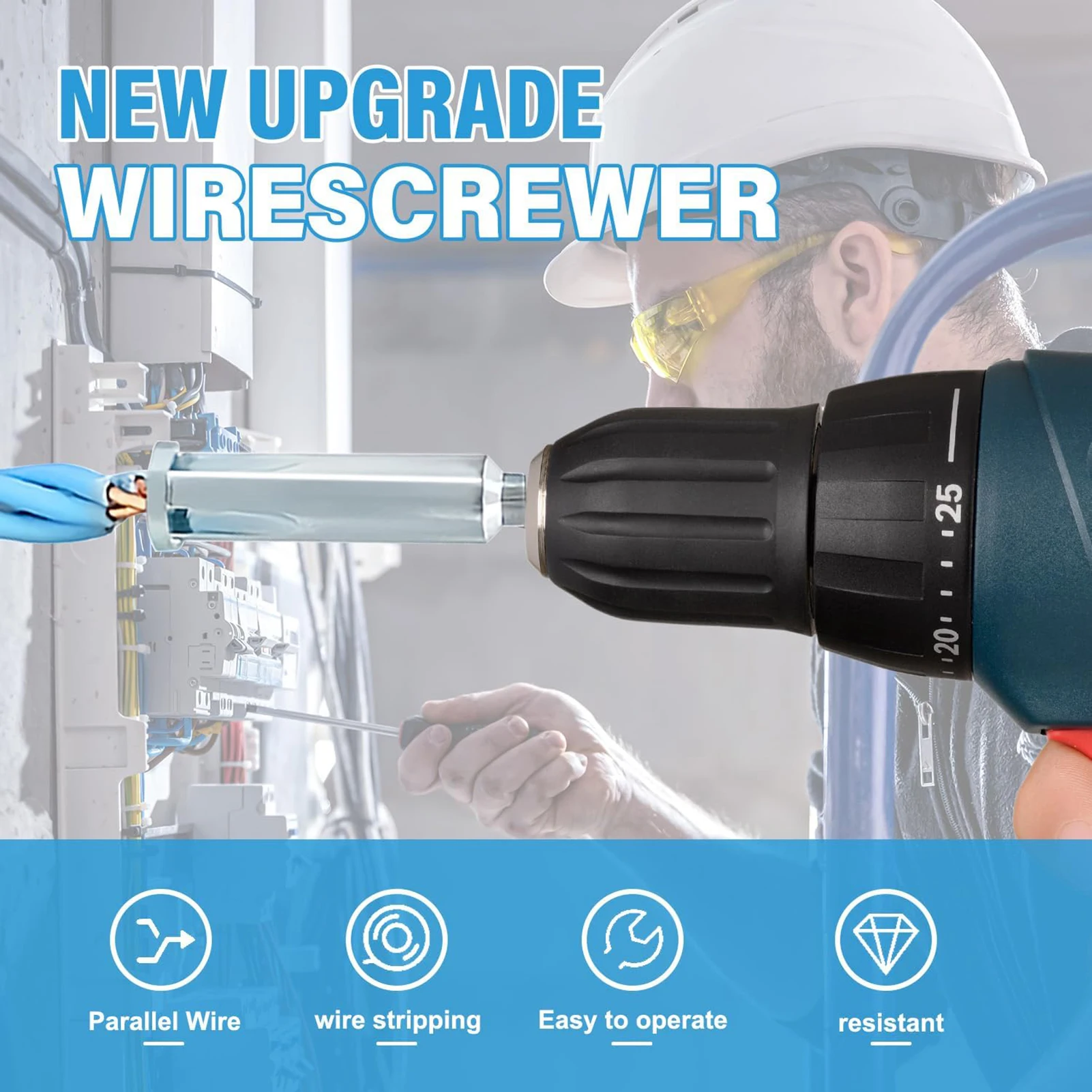 

Wire Twister Wire Connector Convenient to Use Quick Wire Stripper Suitable for Electronics Work Accessories