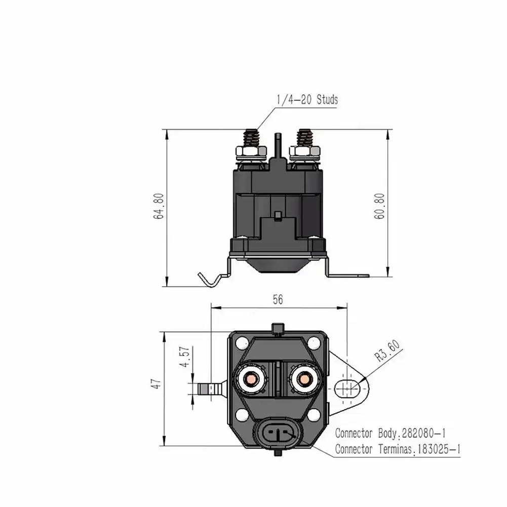 12V Solenoid Valve For Trombetta 7cm-1241-212-51 Lawn Mower 05167200 Home Garden Spare Parts Power Tool Accessories