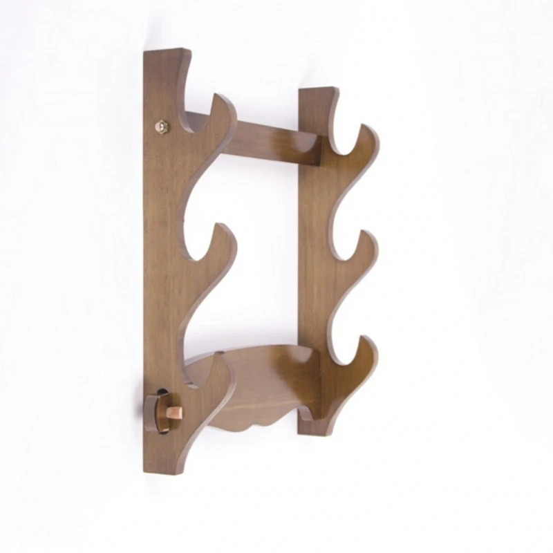 3 Layer Wall Mount Sword Display Samurai Sword Wall Holder Hanger Bracket - Home Decor Artistic Metal Sword Rack