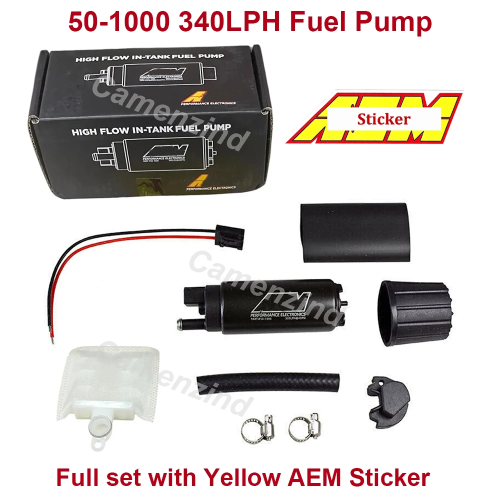 Универсальный для AEM 50-1000 501000 340LPH топливный насос EFI с высоким расходом и сетчатым фильтром и установочным комплектом для Walbro GSS342 50-1210 Универсальный для AEM 50-1000 501000 340LPH топливный насос EFI с высоким расходом и сетчатым фильтром и установочным комплектом для Walbro GSS342 50-1210