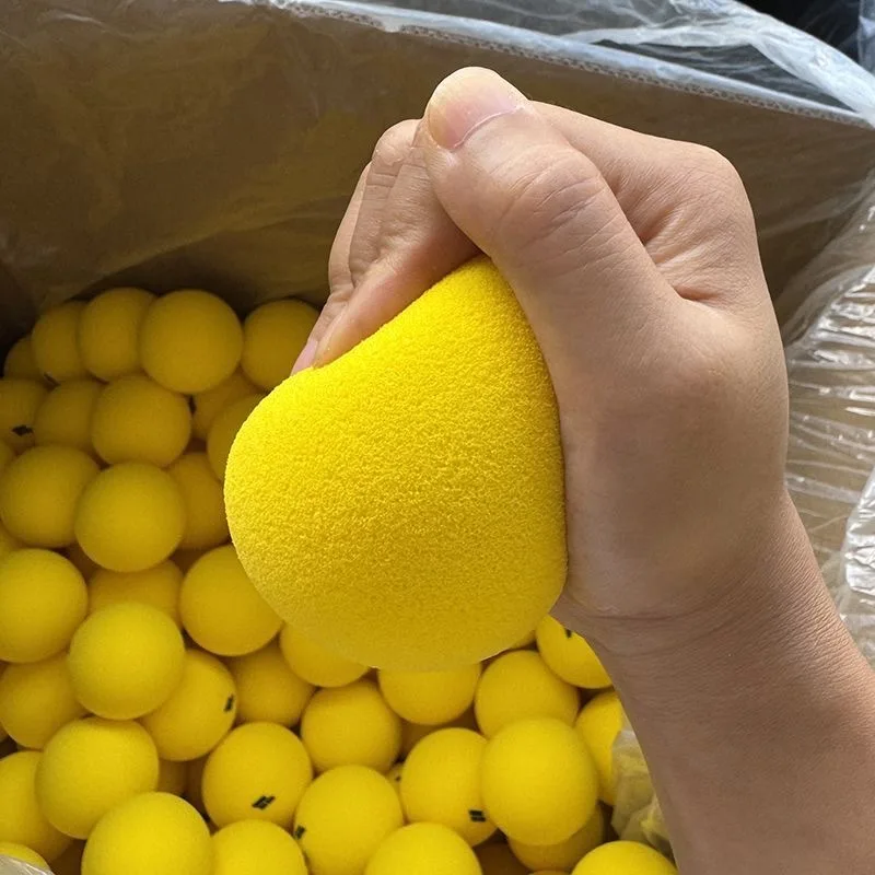 74mm High Rebound Mute Ball PU Foam Noise Reduction Ball Silent Quiet Indoor Outdoor Universal Entertainment Sponge Ball view 6
