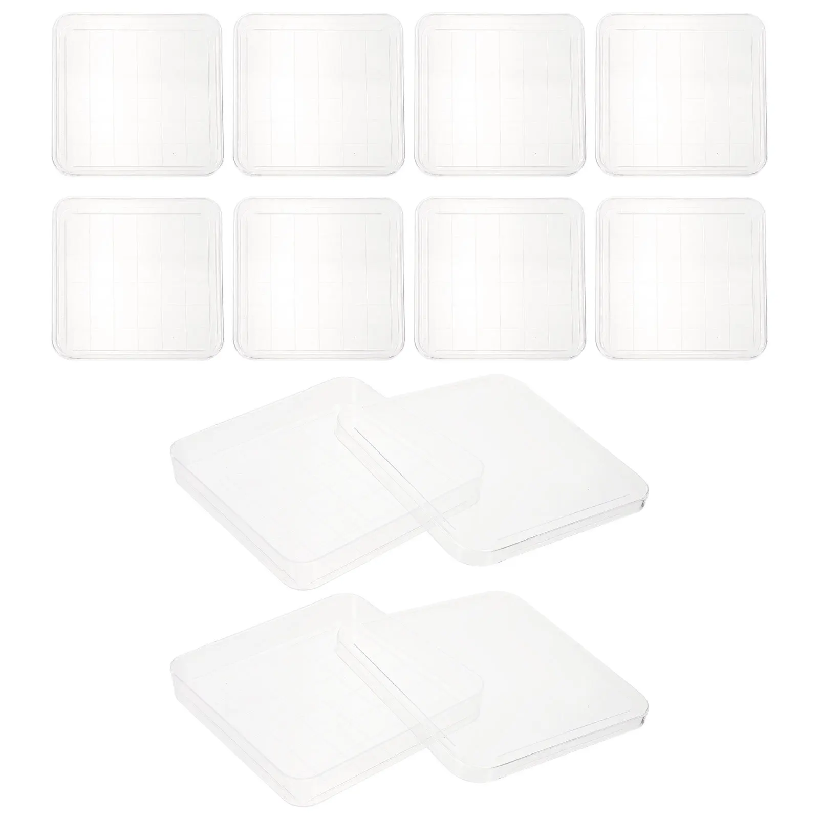 

10Pcs Clear Petri Dishes with Lids High Quality Plastic Material Perfect for Lab Analysis Kids Science Projects