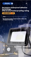 LED PIR Motion Sensor Floodlight Outdoor Wall Light White Light 100W 50W 30W 20W 10W IP66 Waterproof LED Spotlight For Garden