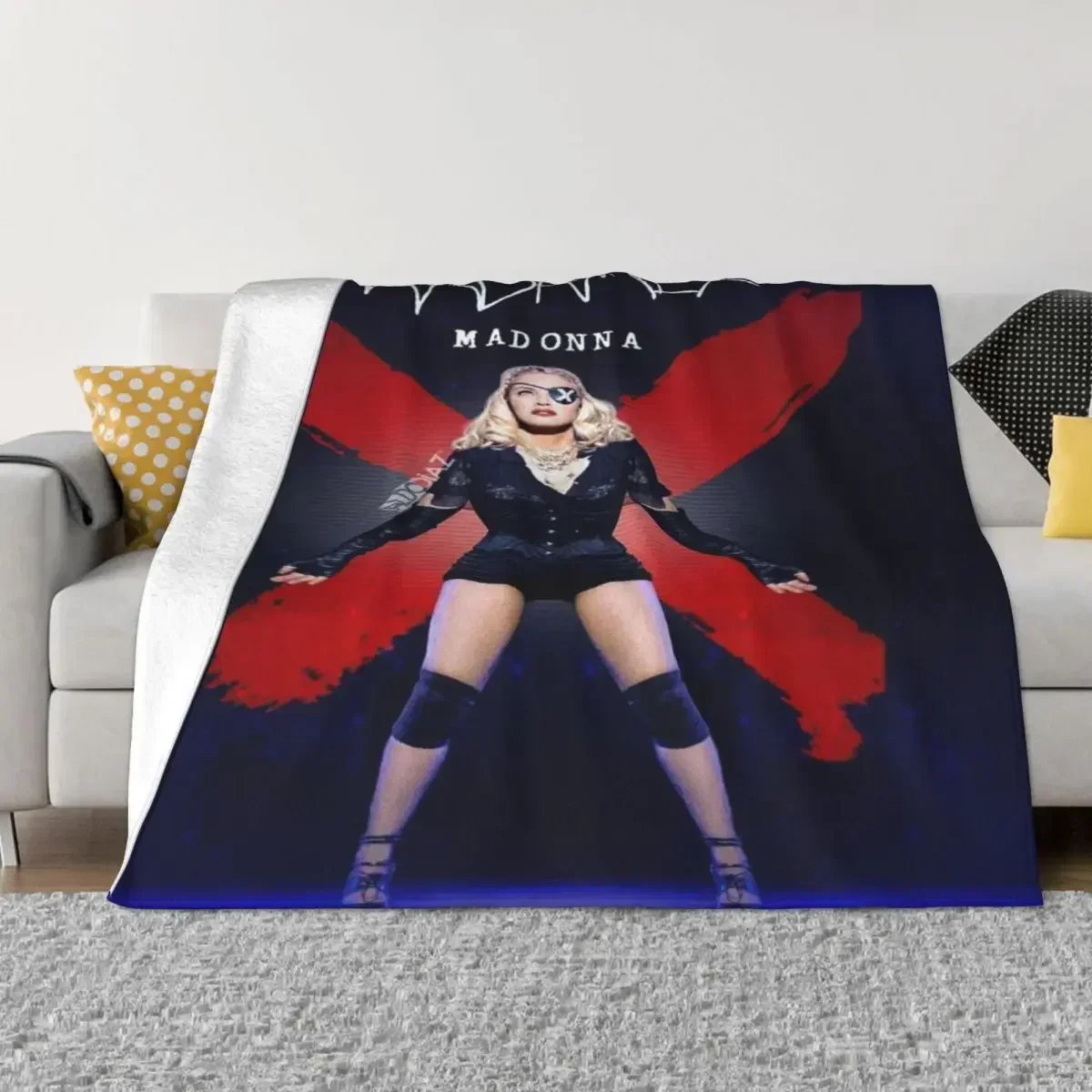

Madonna Ciccone 1975 Anime Winter Blankets Home And Decoration Throw Blanket