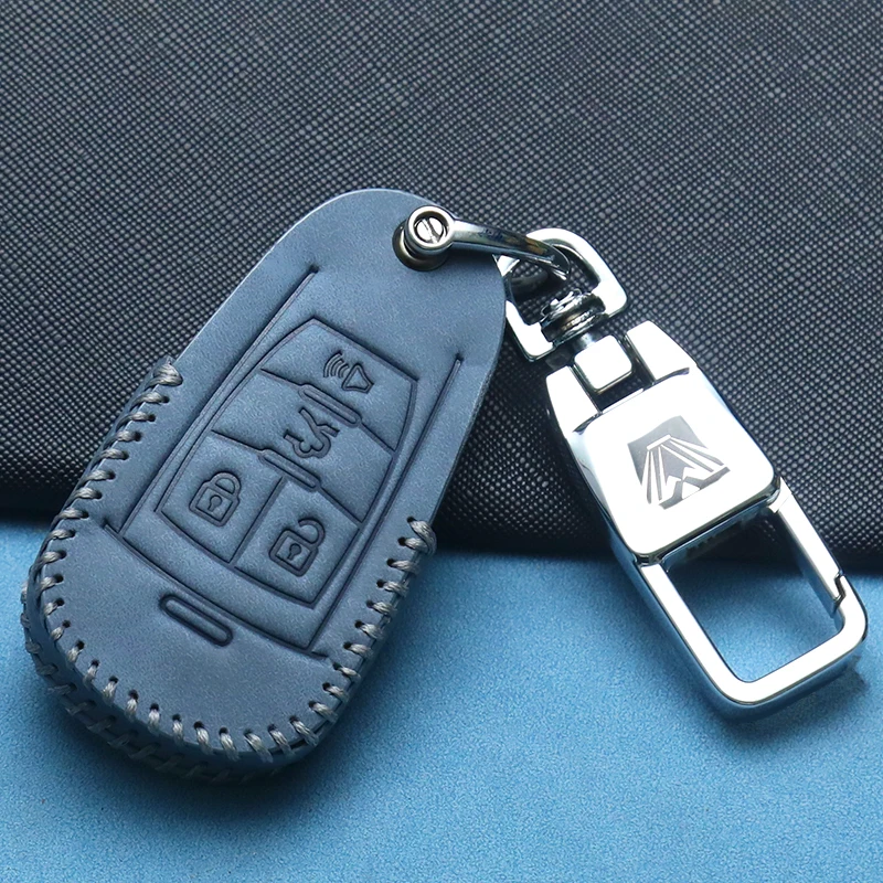 Nueva funda para llave de coche, funda protectora para mando a distancia inteligente, accesorios para automóviles para Baic Senova X25 X35 X55 X65 D50 BJ40 Changhe Q25 Q35 A6