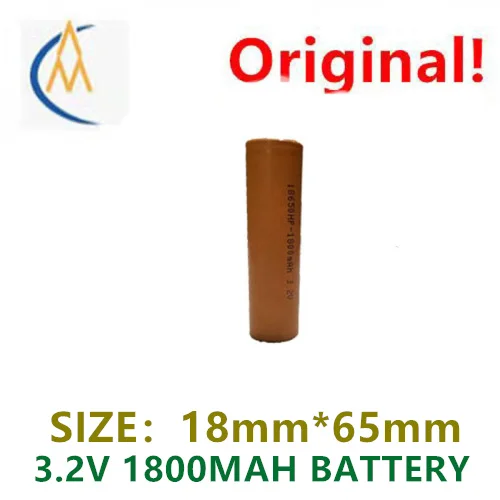 Batterie aste au lithium fer phosphate, perceuse électrique 18650, lampe 1800 V, 3.2 mAh, 18650 V, 3.2