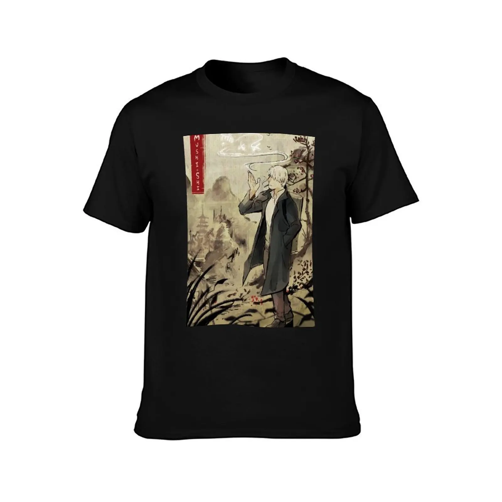 Mushishi Zoku Shou Painting T-Shirt Lightweight Basic Short Sleeve Shirt T-Shirt view 2