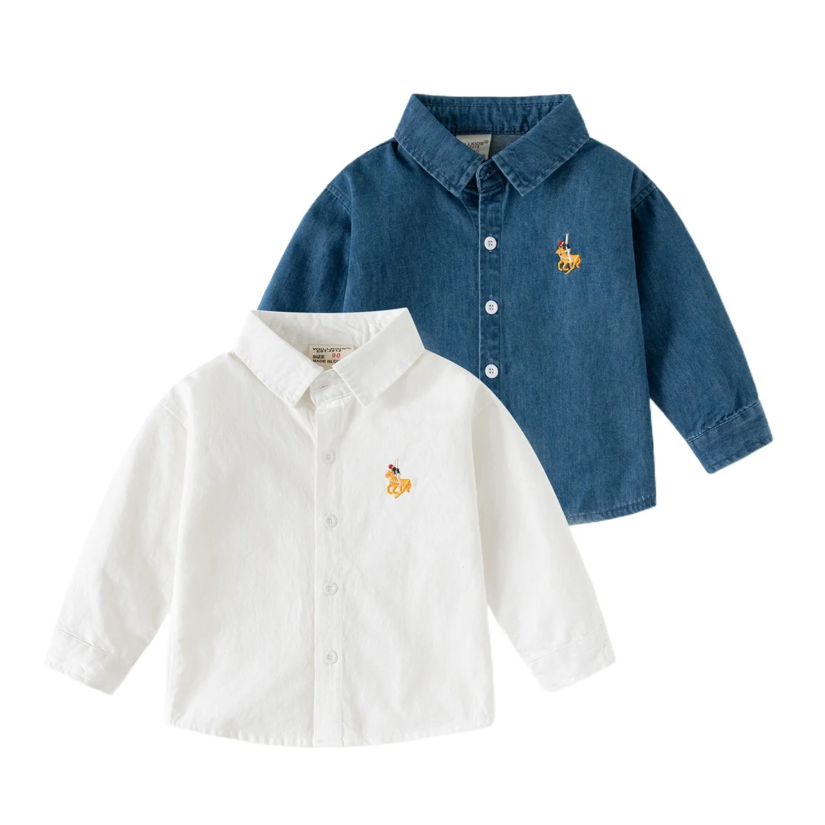 Toddler Denim Horse Shirt