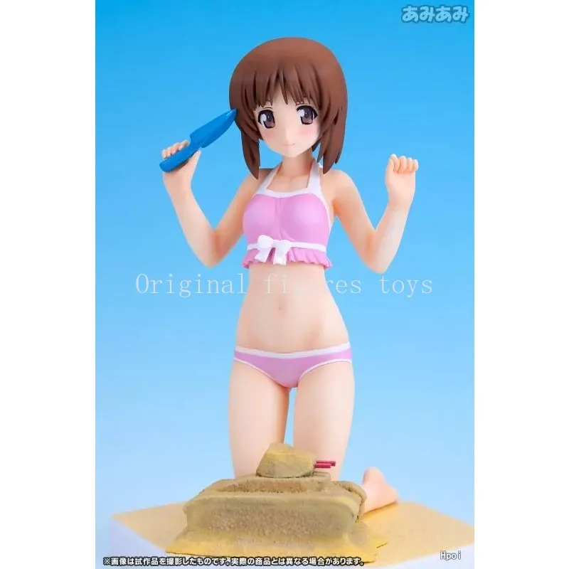 In Stock Original WAVE BEACH QUEENS Girls Und Panzer Miho Nishizumi Anime Figures Birthday Gift