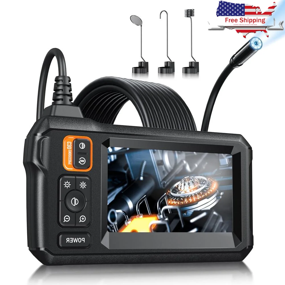 Borescope Inspection Camera 1920P HD 4.3