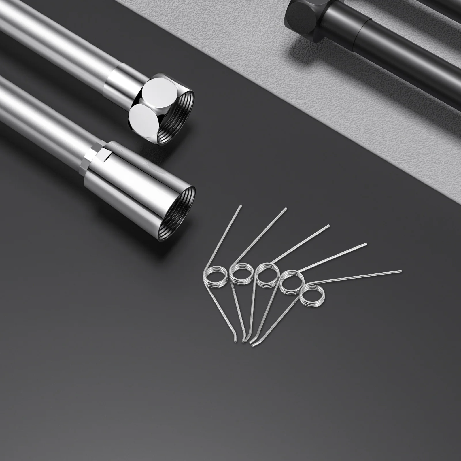 

24Pcs High Tension Torsion Springs for Waste Bin Lids Spring Loaded Lid Opening Mechanism Fits Most Garbage Cans No Tools Needed