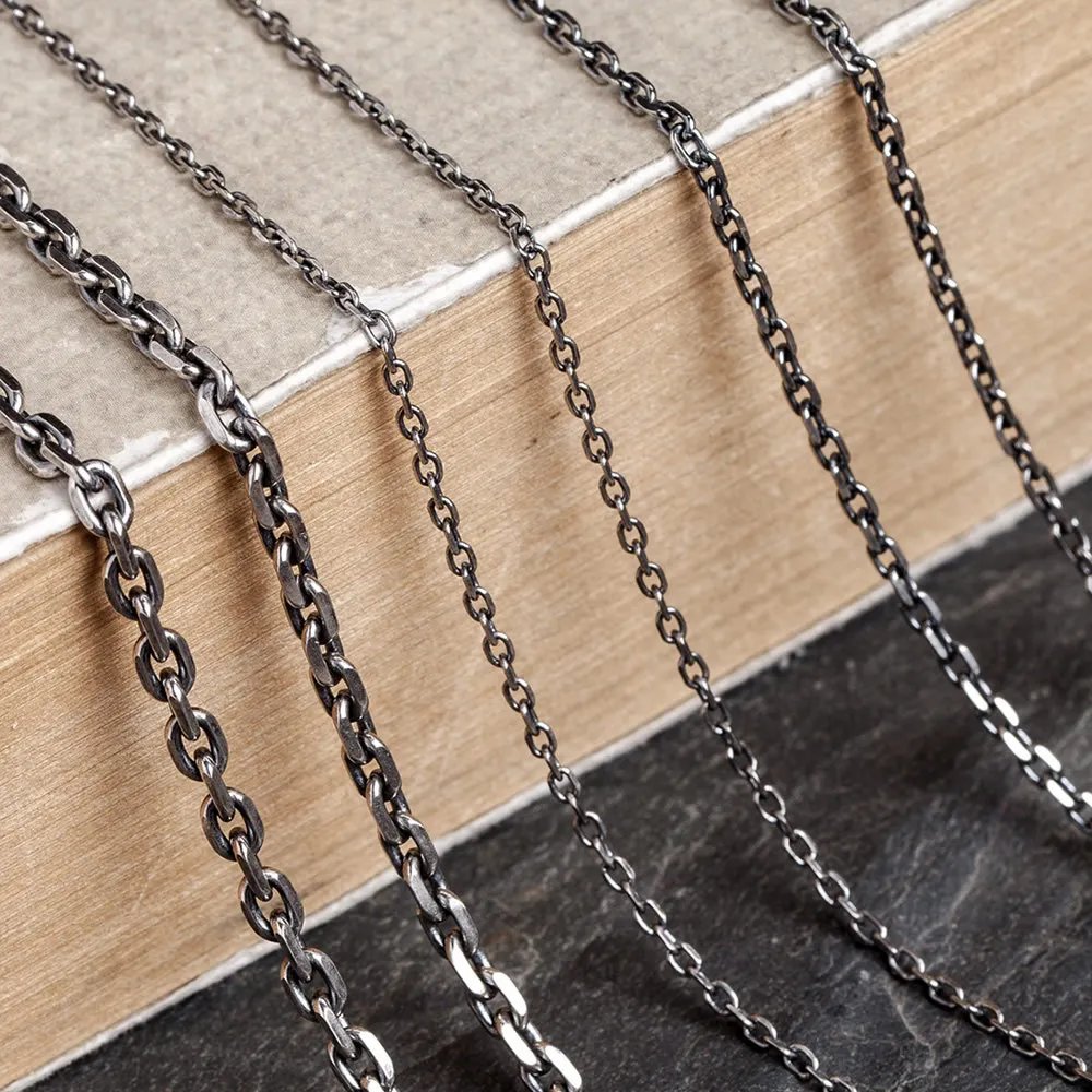 dark-dream-s925-sterling-silver-vintage-distressed-tai-corner-chain-necklace-versatile-simple-style-adjustable-length