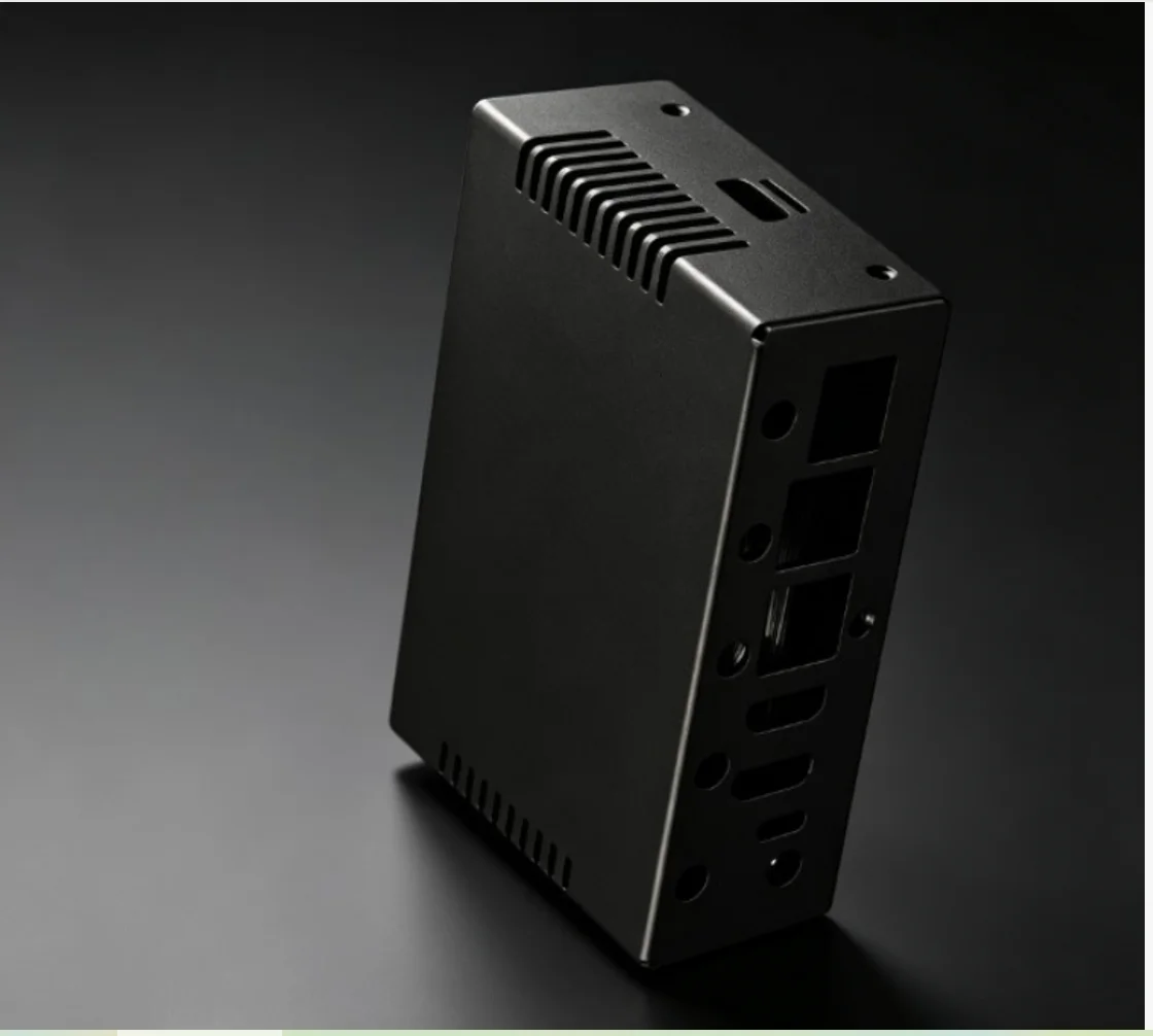 2026    High quality  Radxa 5B + aluminum alloy heat dissipation shell, internal cooling fan can be installed