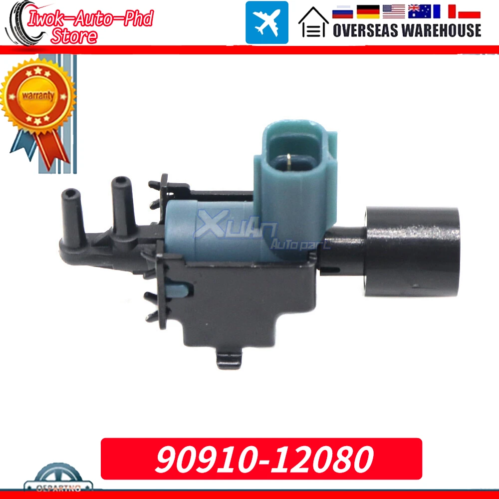 

For LEXUS ES300 1994-1996 TOYOTA AVALON CAMRY CELICA MR2 SOLARA 1992-2001 90910-12080 Car Turbo Boost Pressure Solenoid Valve