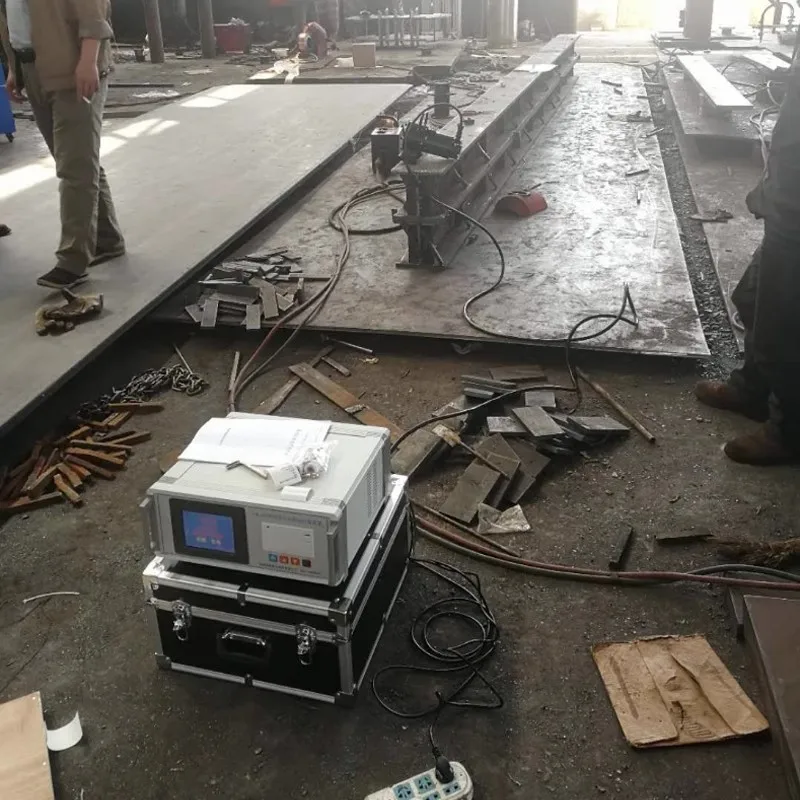 Automatic intelligent vibration aging instrument Steel plate welding machinery Forging processing residual internal stress
