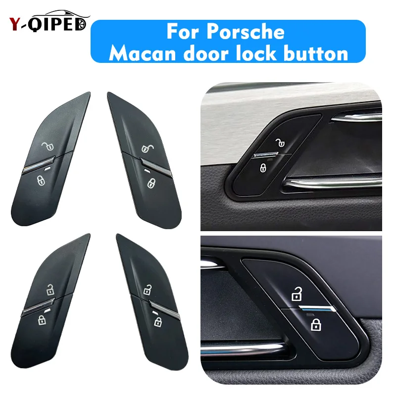 Car Door Lock Suitable for Porsche Macan Central Control Front Door Control Unlock Lock Button 2016-2023 95B962126.B