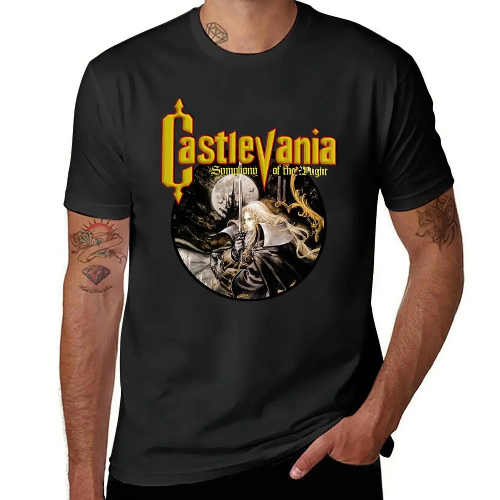 Castlevania - Symphony of the Night T-Shirt customizeds custom t shirt fruit of the loom mens t shirts