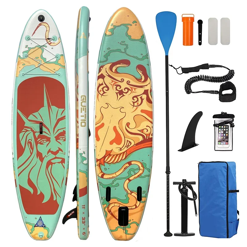 SUP Paddle Uv Printing Reach Test Report Paddleboarding Board Sup Surfboard Inflatable Sup Stand Up Paddle Board Isup Sub Padel