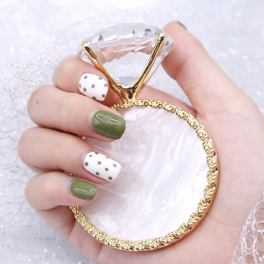 Großer rautenförmiger Nail-Art-Ausstellungsständer, Gel-Nagellack, Achat-Palette, falsche Tipps, Foto-Requisiten, Schönheitsbegeisterte, Show-Tool