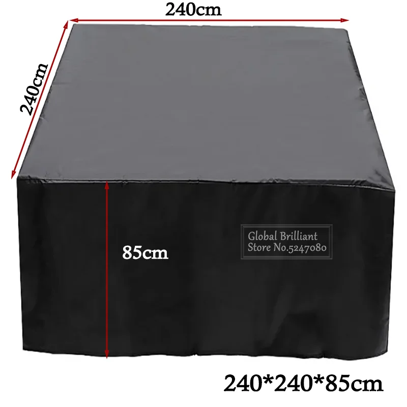 Universele 210D Oxford Vierkante Hot Tub Cover SPA Zwembad Badkuip Cover Waterdichte Zwembad Meubelbeschermer Stofkap