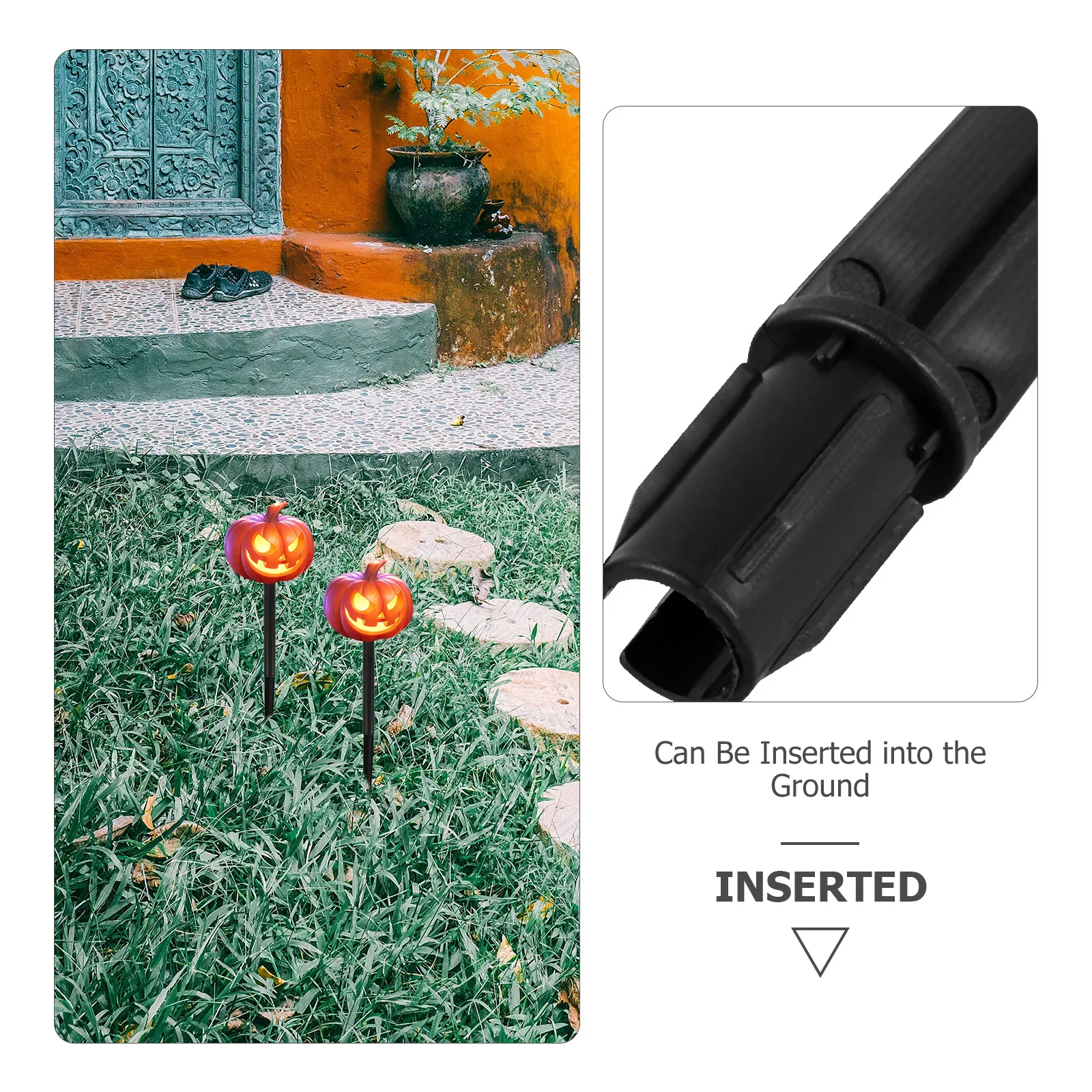 

10 Sets Solar Ground Lights Stakes Plastic Durable Garden Lamp Accessories Outdoor Lighting Landscape Replacement for solar