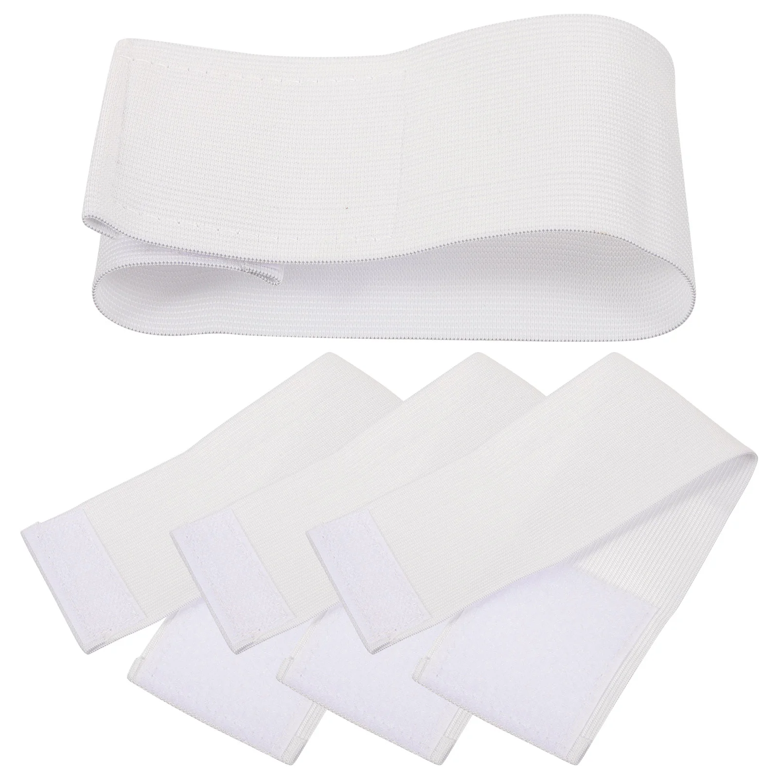 Soccer Captain Armbands White Football Mourning Multi-purpose Team Sports DIY Blank Accessory