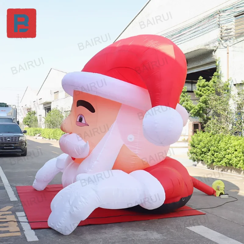 Giant christmas inflatable santa claus for new year celebration