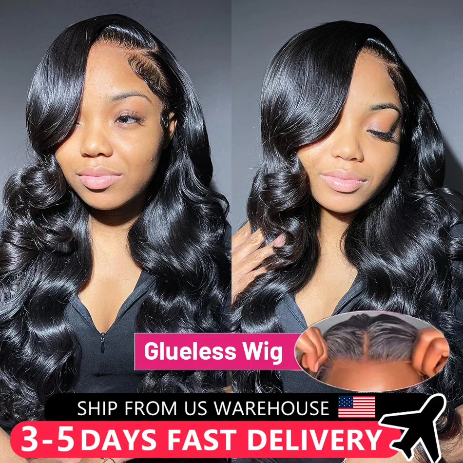 180% Body Wave Glueless Lace Wig Human Hair Ready To Go 4x6/5x5 Lace Human Hair Wigs For Black Women Brazilian Remy Wig MYLOCKME