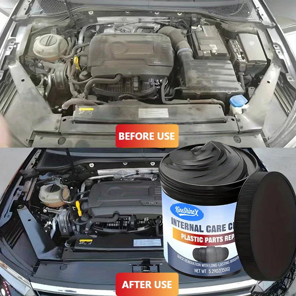 Car Interior Renovation Wax Repair Agent for Plastic Parts & Tire Whitening Protection - Auto Interior Care Solution