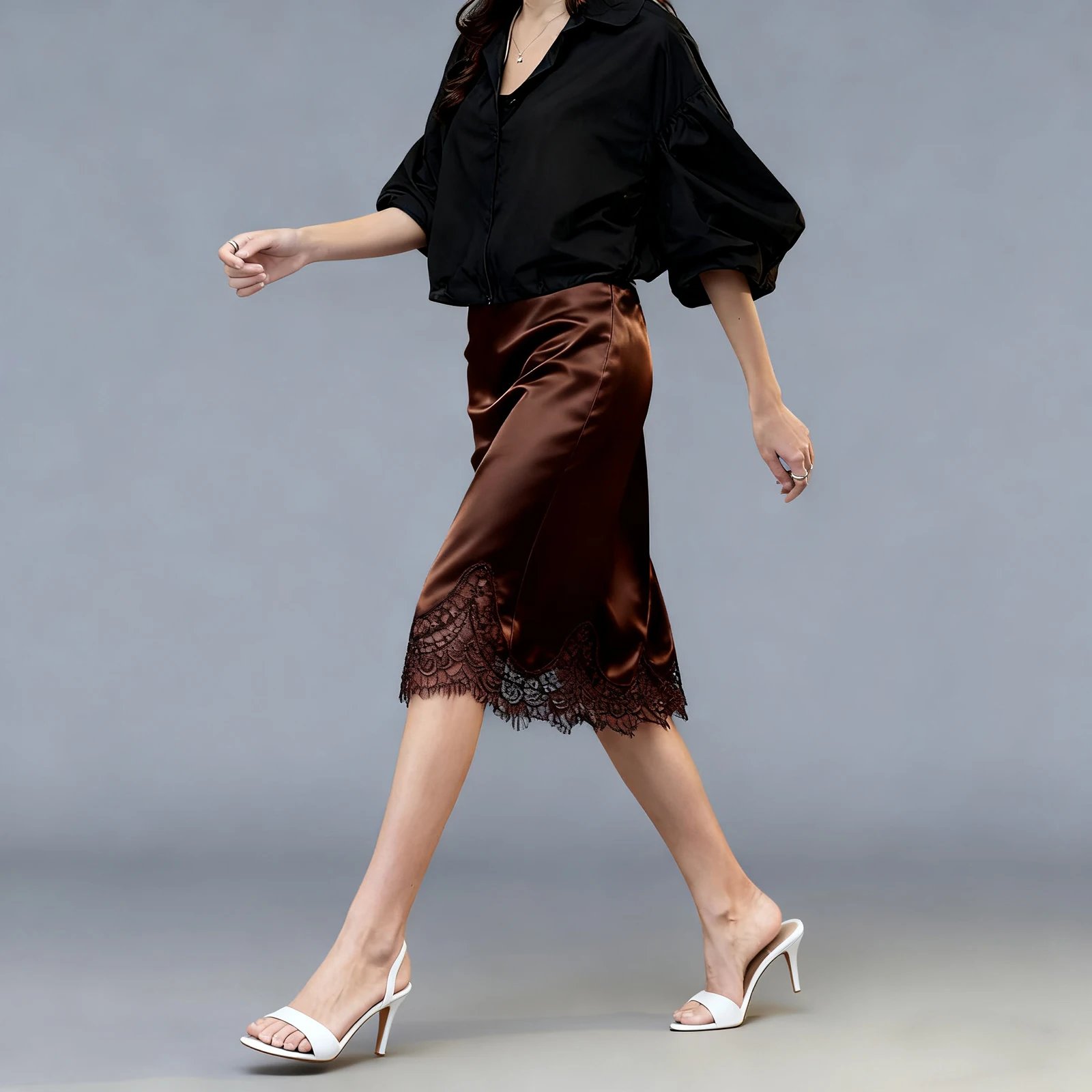 

Женские летние винтажные атласные кружевные бейки в стиле пэчворк, мини-юбки с низкой талией, шелковистые нижние юбки трапециевидной формы, юбки на выход, уличная одежда