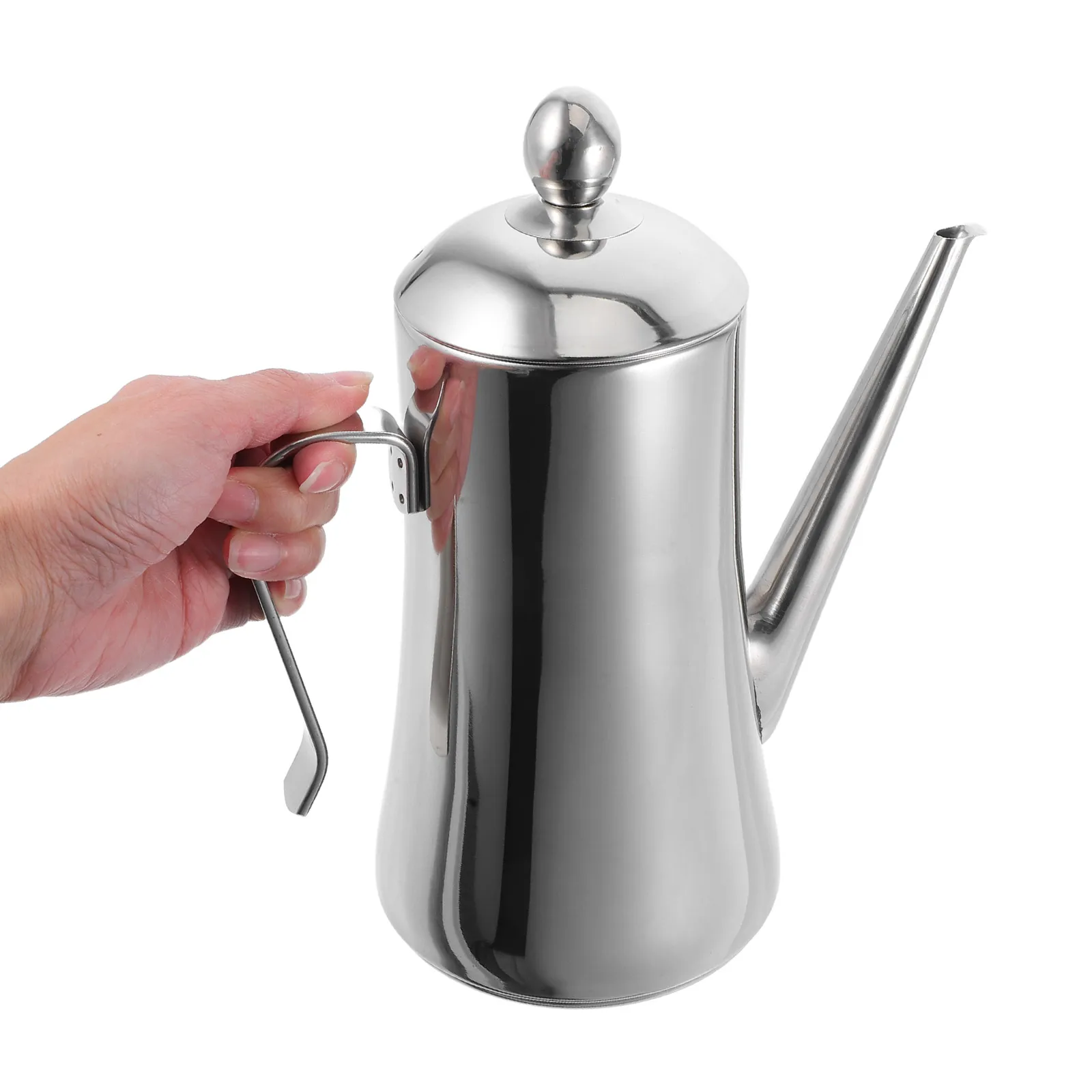 

Stainless Steel Oil Dispenser Bottle Leak Proof Large Capacity Vinegar Soy Sauce Container Food Grade Condiment Pot for Tea