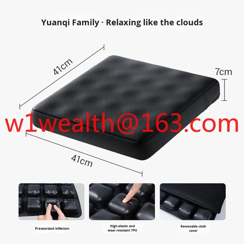 Anti-decubitus Air Cushion，for Elderly Wheelchair Users-Long-Term Sitting Pressure Relief Breathable Prolonged Bedridden Hips