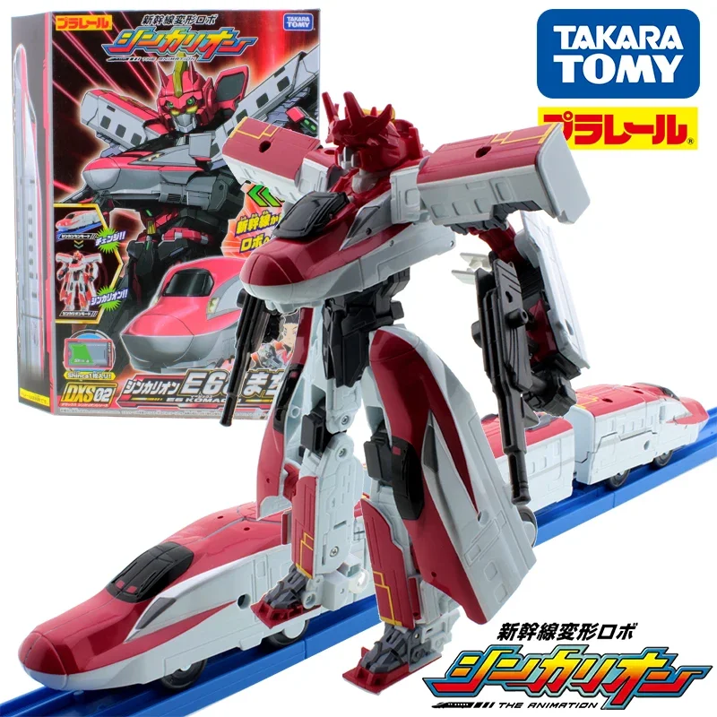 

Takara Tomy Plarail Shinkansen Deformation Robot SHINKALION DXS02 E6 Komachi Action Figure Toy Kids Toys Boys