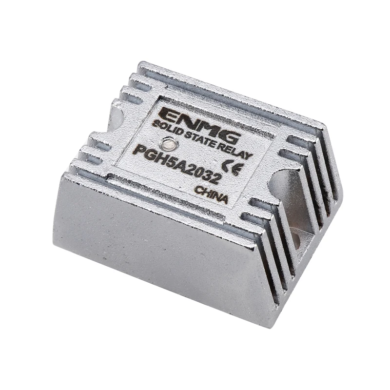 ENMG PGH Aluminum Housed Small Solid State Relay 3-32VDC5A EMCDirect Plug-in No Contact DC Control AC Opto-isolated MOSFET TRIAC