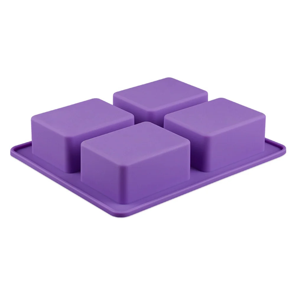 

Silicone Soap Mold Square Love Tree Pattern Multifunctional Baking Tool For Chocolate Cupcake Diy Dessert Craft Non-Stick
