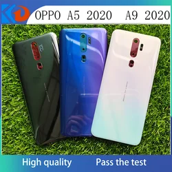 Dla OPPO A5 2020 / A9 2020 tylna pokrywa baterii z powrotem PC wymiana drzwi części zamienne do napraw