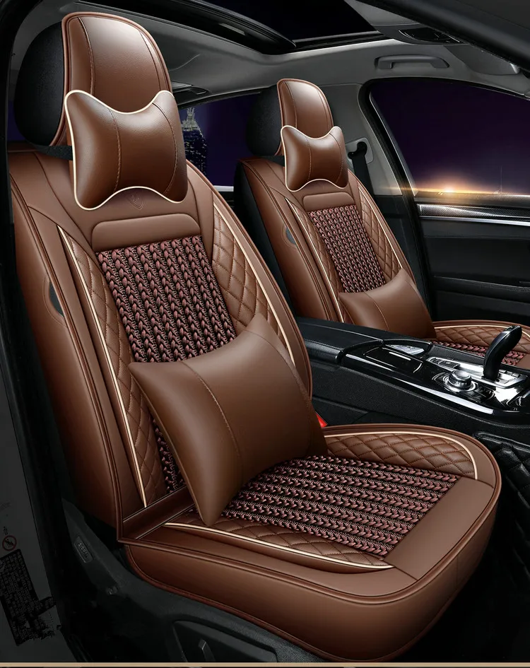 

Высококачественные чехлы на передние и задние сиденья для BMW X3 2017-2007, дышащий прочный чехол с подушкой сиденья для X3 2015