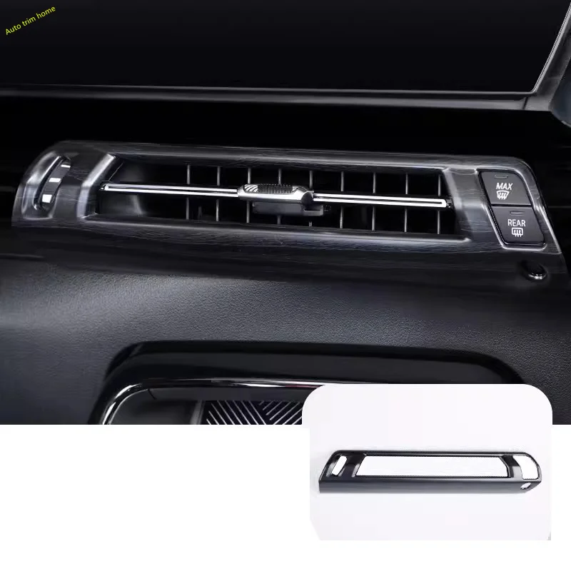 

Dashboard Central Air Conditioning Outlet AC Vent Decoration Frame Cover Trim Fit For BMW X1 U11 2023 2024 Car Accessories