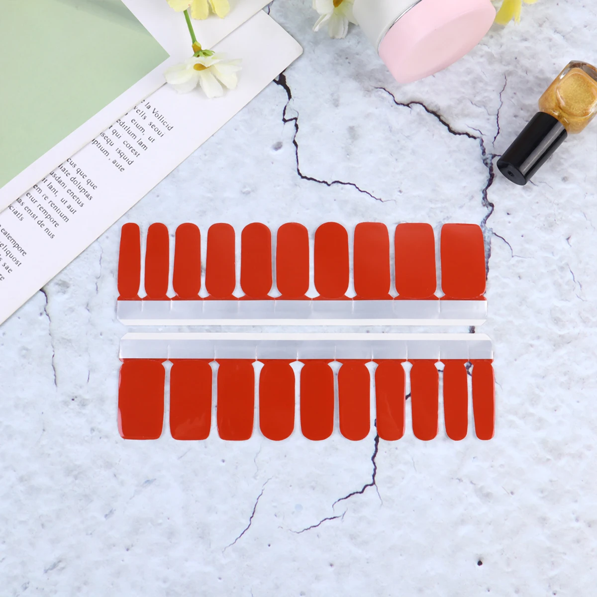 

Nail Patch Nails Stickers for Girls Art Decals French Women Self Adhesive