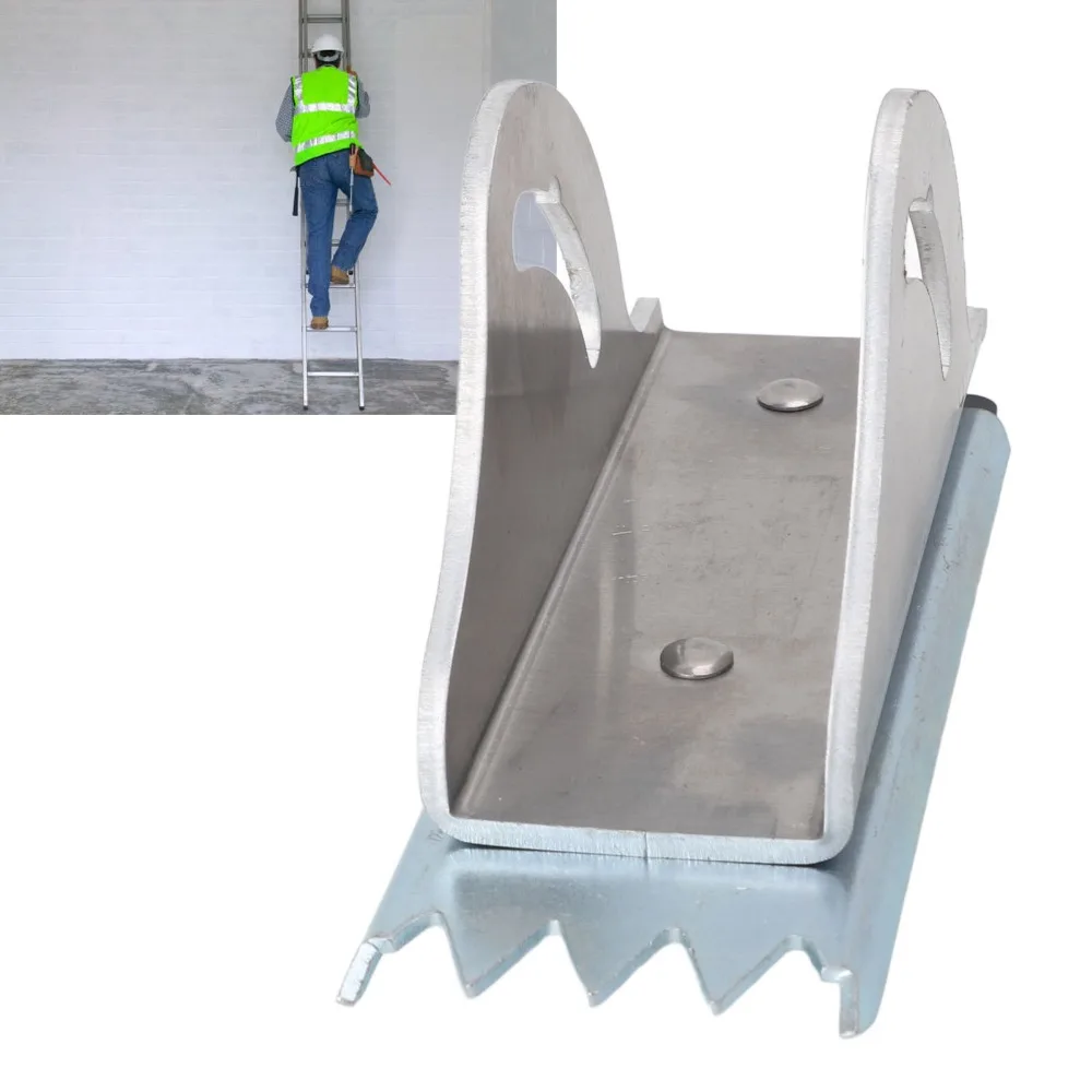 

Safety Aluminum Ladder Shoe Kit Anti-Slip Silver Ladder Safety Shoe Extension Ladder Shoe Home