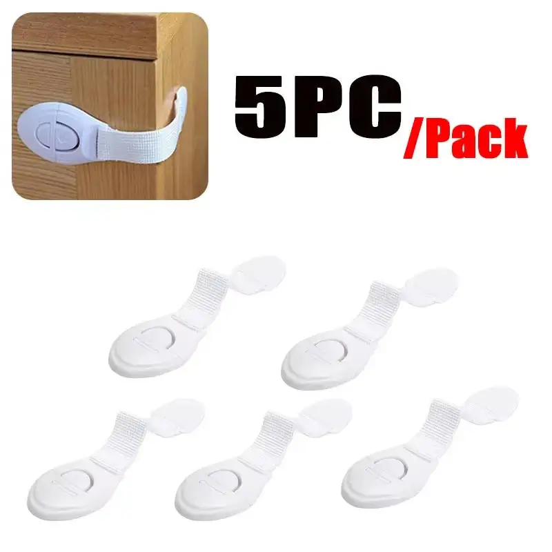 

Child Safety Cabinet Lock Kids Security Protection Drawer Door Cabinet Lock Plastic Protection Baby Safety Door Lock-5/10/15Pcs