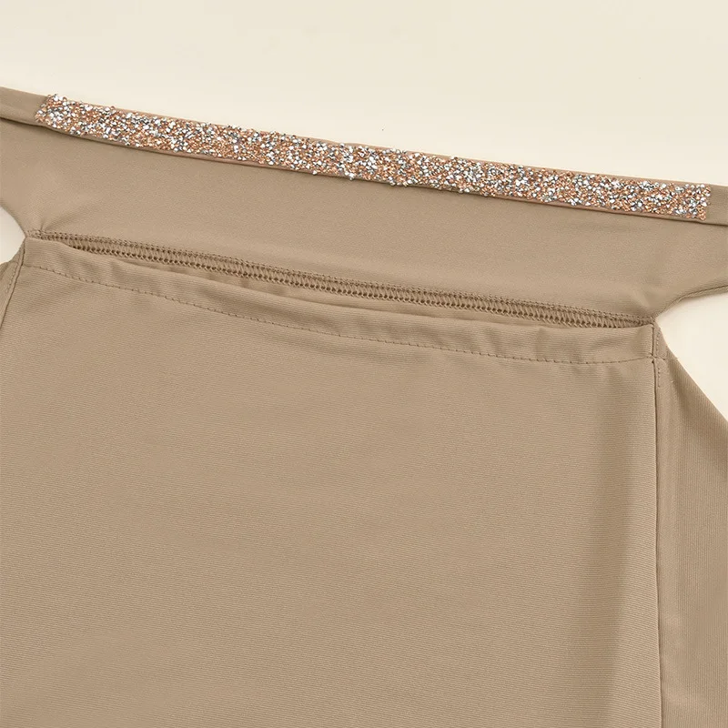 Gorro con correa de diamante para mujer, pañuelo étnico para la cabeza, Color sólido, a la moda, con temperamento, novedad, superventas