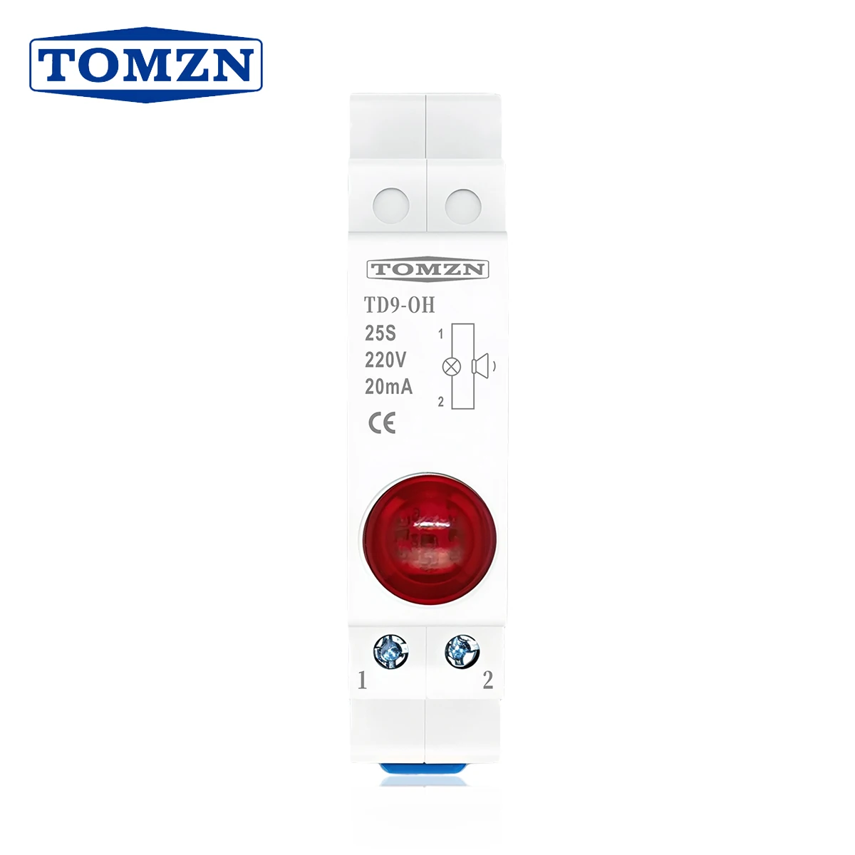 luz-indicadora-de-sinal-led-vermelha-tomzn-25s-25s-com-buzzer-220v-lampada-para-trilho-din-alarme-de-alimentacao-intermitente-alarme-de-circuito-para-uso-domestico