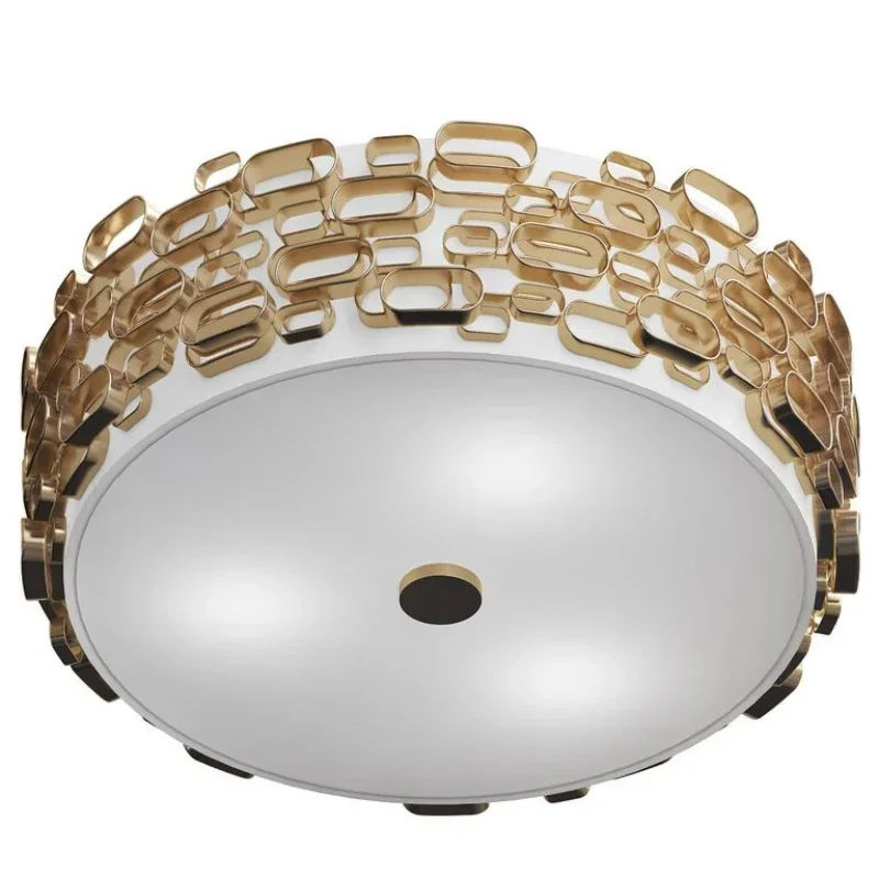 Characteristic Design Which Exploits Geometric Shapes Glamour Ceiling Lamp