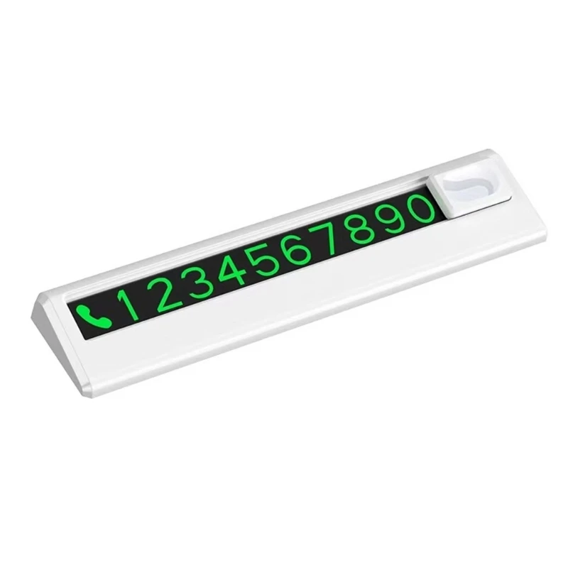 Elegant Vehicle Parking Lots Number Plate Display Holder for Quick Car Identification, Parking Spaces, Frequent DropShipping